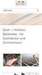 Mobile Screenshot of beckmeier-gmbh.de